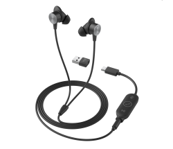 Logitech 981-001095 Logi Zone Wired Earbuds UC - GRAPHITE