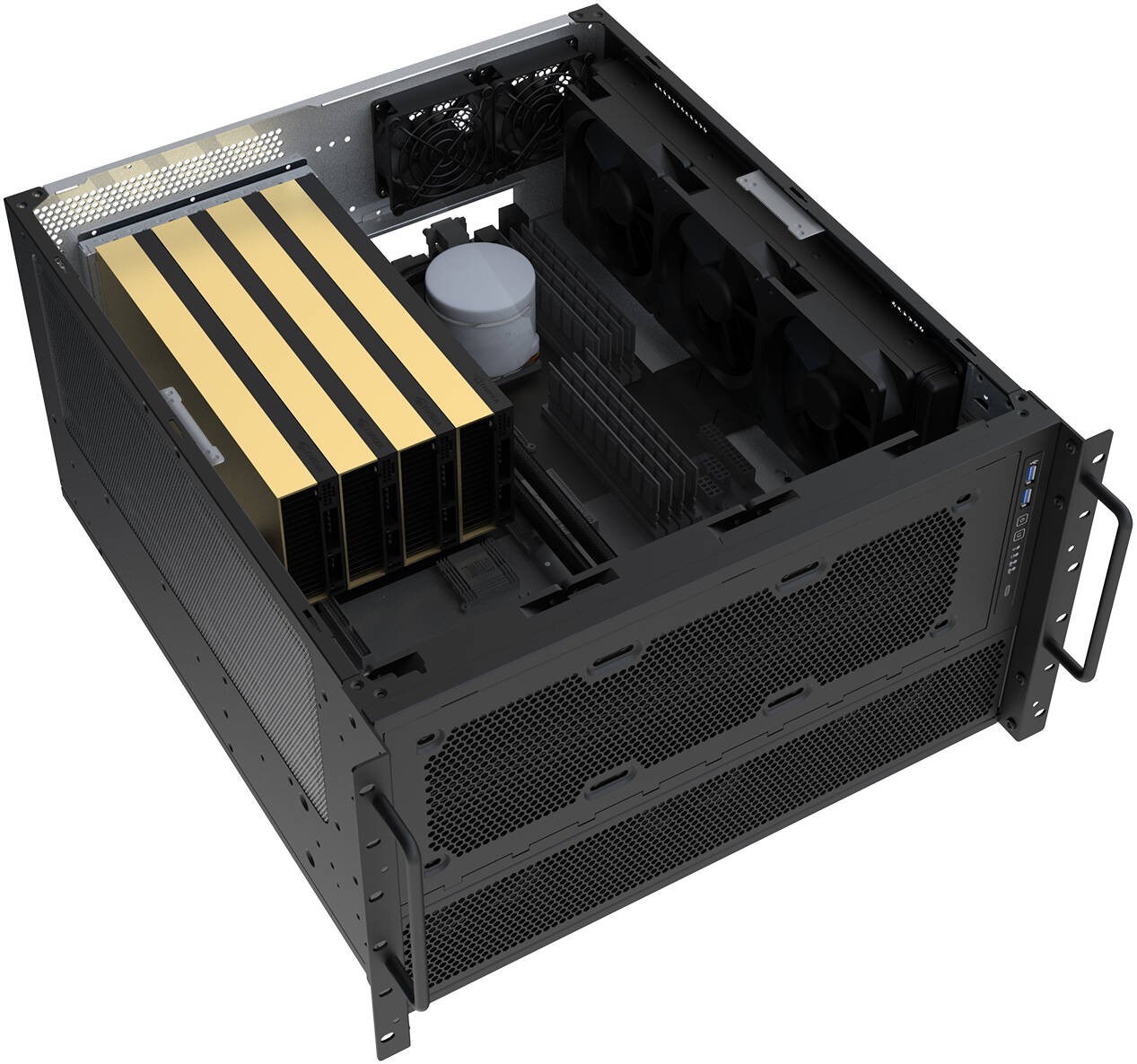 Silverstone SST-RM600 6U RACKMOUNT chassis Support Dual PSU