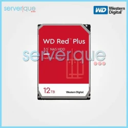 WD Red Plus 3.5" 12TB NAS HDD 256MB 7200RPM SATA (CMR) WD120