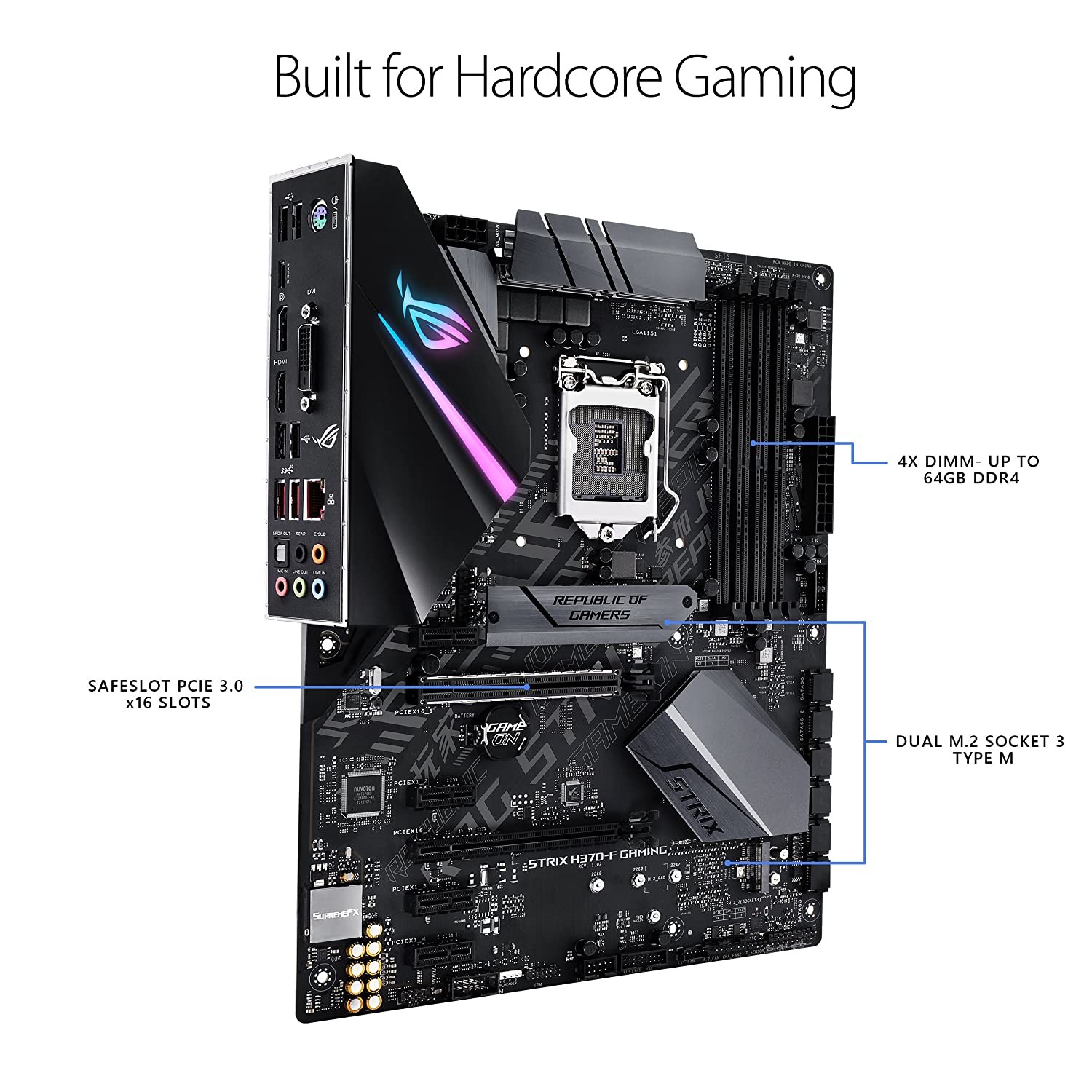 Asus rog deals strix h370