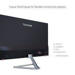 ViewSonic Crossover Monitor VX2476-SMHD 60.96 cm (24")