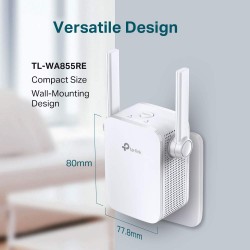 TP-Link TL-WA855RE 300 Mbps Wi-Fi Range Extender (White)