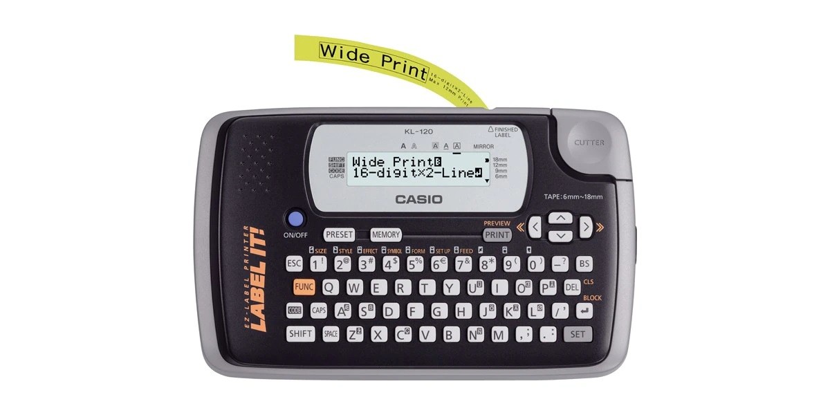 Casio ez label printer best sale