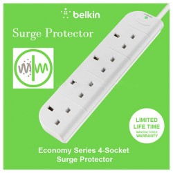 BELKIN ECONOMY SERIES 4 SOCKET SURGE PROTECTOR