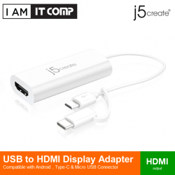 J5CREATE USB OTG ANDROID HDMI DISPLAY ADAPTER JUA165C