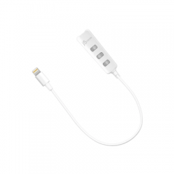 J5CREATE LIGHTNING TO HEADPHONE CABLE WITH HQ AMPLIFIER (WHI