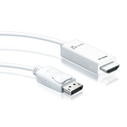 J5CREATE DISPLAYPORT TO 4K HDMI CABLE (1.8M) JDC158