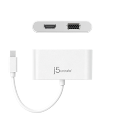 J5CREATE MINI DISPLAYPORT TO HDMI & VGA ADAPTER JDA172