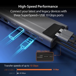 J5CREATE USB-C GEN2 DOCKING STATION  JCD552