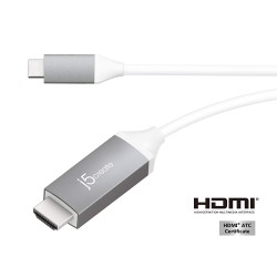 J5CREATE USB TYPE-C TO 4K HDMI CABLE 1.5M JCC153G