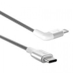 J5CREATE USB TYPE-C TO LIGHTNING CABLE (L-SHAPED; WHITE COLO