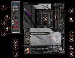 Gigabyte Z690 AORUS PRO DDR4 WIFI 6, BT 5.2, X'FIRE Motherbo