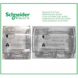 SCHNEIDER ELECTRIC IP55 2 GANG WATERPROOF COVER ET223R_TR