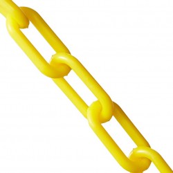 YELLOW PLASTIC CHAIN (6MM x 10M)