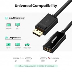 UGREEN 40363 DISPLAY PORT TO HDMI FEMALE CONVERTER