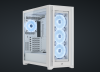 iCUE 5000X RGB QL Edition Mid-Tower ATX Case — True White