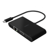 Belkin AVC004btBK ADAPTER, USB-C TO GBE, HDMI, VGA, USB-A,10