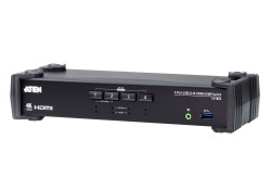 ATEN CS1824 4-Port USB3.0 4K HDMI KVMP Switch, True 4K, 2 po