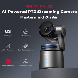 OBSBOT TAIL AIR NDI HX3 AI-POWERED 4K PTZ STREAMING CAMERA