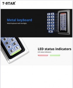 7 STAR FS601 DOOR ACCESS TERMINAL