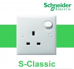 CLIPSAL 1 GANG SWITCH SOCKET 13A~ E15