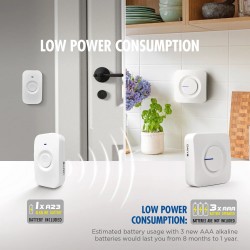 DAIYO DDB 52W DIGITAL WIRELESS DOORBELL