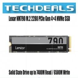 Lexar® NM790 M.2 2280 PCIe Gen 4×4 NVMe SSD 1TB