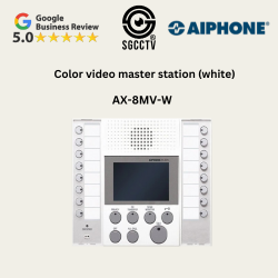 AX-8MV-W COLOR VIDEO MASTER STATION (WHITE)