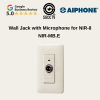 WALL JACK WITH MICROPHONE FOR NIR-8, NIR-MB.E