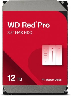 WD Red Pro 3.5" 12TB NAS HDD 256MB 7200RPM SATA WD121KFBX