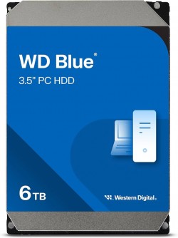 WD60EZAX WD Blue 3.5" 6TB PC Desktop HDD 256MB 5400RPM SATA