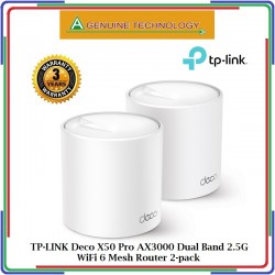 TP-LINK Deco X50 Pro AX3000 DB 2.5G  WiFi 6 Mesh - 2 Pack