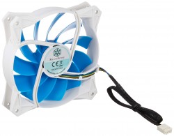 SILVERSTONE 120-25MM FAN WHITE FRAME (Blue blade, white fram