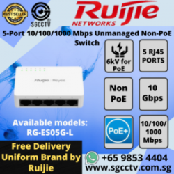 Ruijie 5-Port Switch RG-ES05G-L Unmanaged Non-PoE Switch