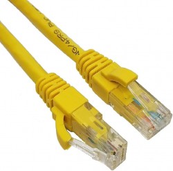 ATZ CAT 5E PATCH CORD, 10M (YELLOW)