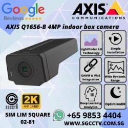 AXIS Q1656B 4MP indoor box camera with Lightfinder 2 WDR dee