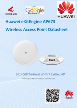 HUAWEI Router AP673 BE14000 Wi-Fi 7 Tri-Band 5GE Gigabit POE