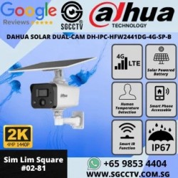 DAHUA Solar Dual Cam IPC-HFW2441DG-4G-SP-B-MAX Construction