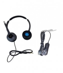 Cisco CP-HS-W-522-USBC Headset 522 Wired Dual 3.5mm + USBC H