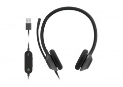 Cisco HS-W-322Q-C-USB Headset 322 Wired Dual Carbon Black US