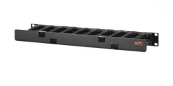 APC AR8602A Horizontal Cable Manager, 1U x 4" Deep, Single-S