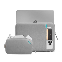 tomtoc Defender - A13 Laptop Sleeve 13.5"-14.2" - Dark Gray 