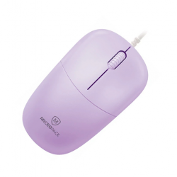 MicroPack Essential Wired Optical Mouse - Purple M-105-PL