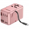 Verbatim Charge N Travel 85W Retractable Cable - Pink VM3017