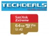 Sandisk SDSQXAH-064GB Extreme MicroSDXC UHS-I R170