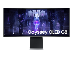 SAMSUNG ODYSSEY 34IN OLED G8 175HZ GAMING MONITOR LS34DG850S