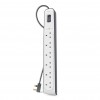BELKIN BSV603af2M-MY 6-outlet Surge Protection Strip with 2M