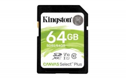 Kingston SDS2/64GB  Canvas Select Plus 64GB SD Card R100MB/s