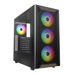 MONTECH XR Wood Black (4 Fan ARGB) MNT-XR Wood Black