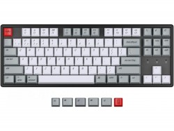 Keychron K8 OEM Profile Dye-Sub PBT Retro keycaps set - 87 K